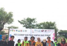 Kegiatan Studi Intensif Mahasiswa Kehutanan dalam rangka mengikuti Aksi bersih yang diselenggarakan oleh WCD Sulteng